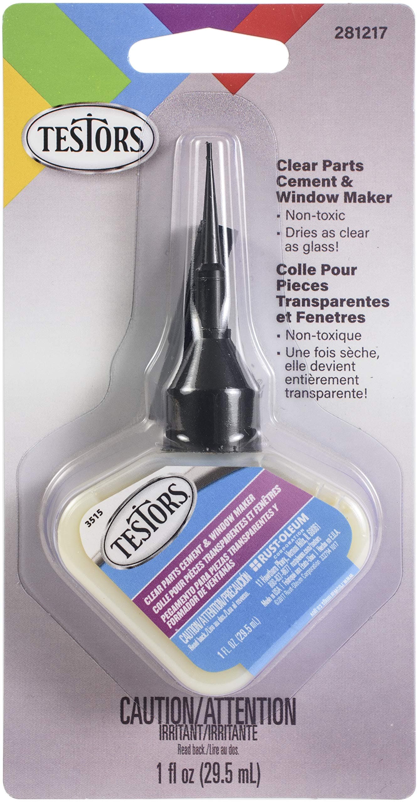 Testors Clear Parts Cement-1oz