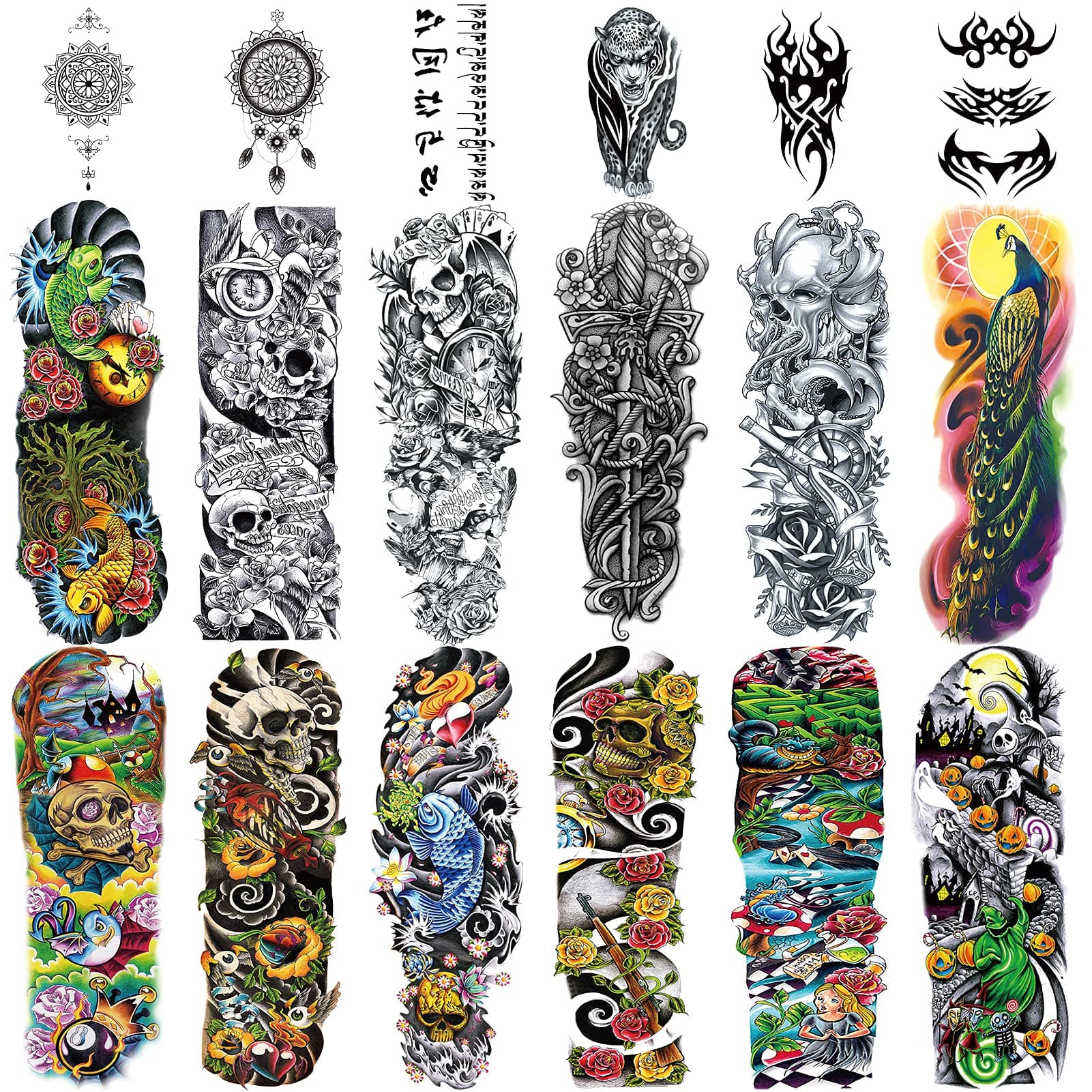 KonsaitFull Arm Temporary Tattoo