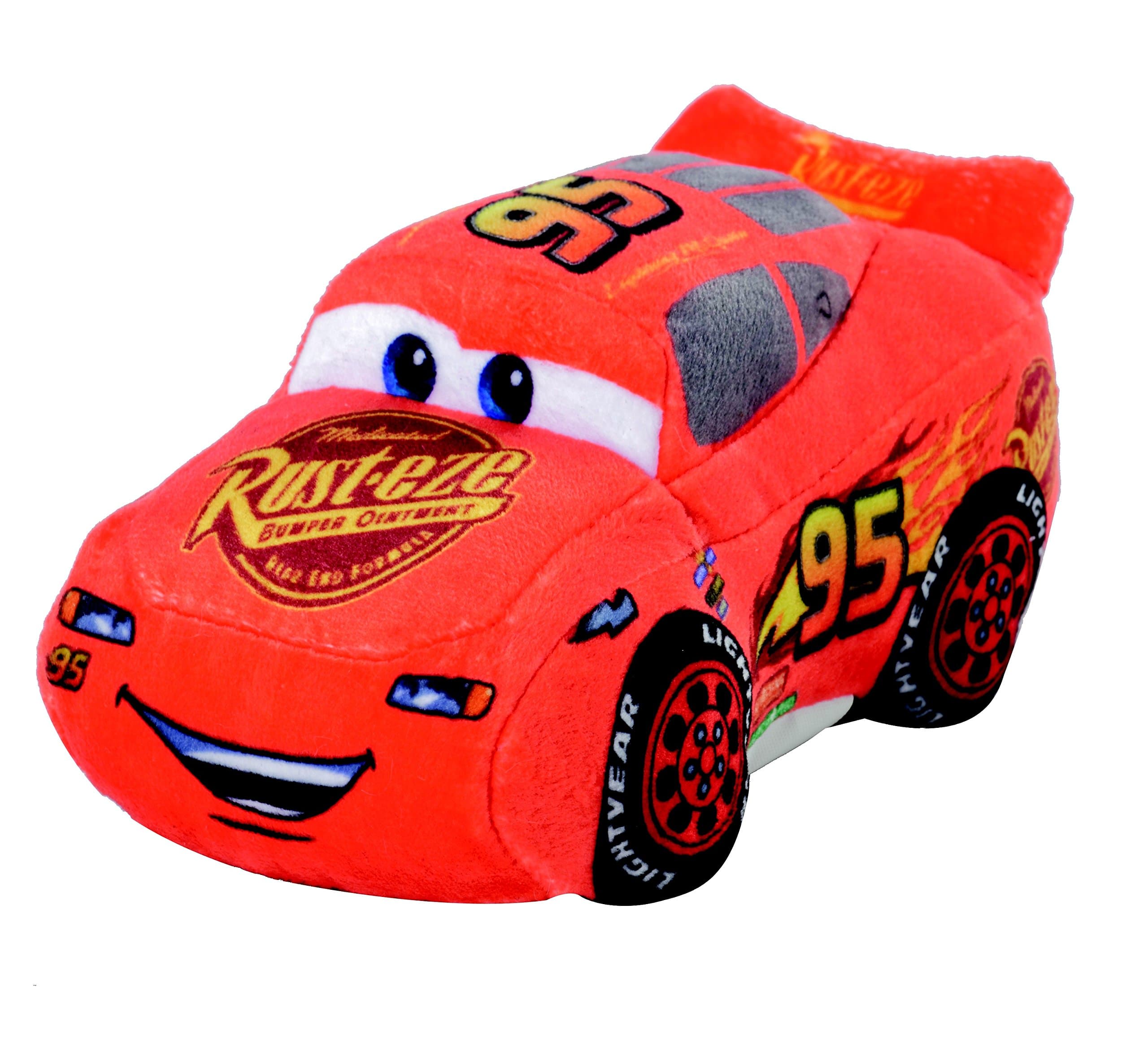 Shok ID ShokIDPELSHO020 Disney Pull Back Flash Mac Queen Plush Toy Car