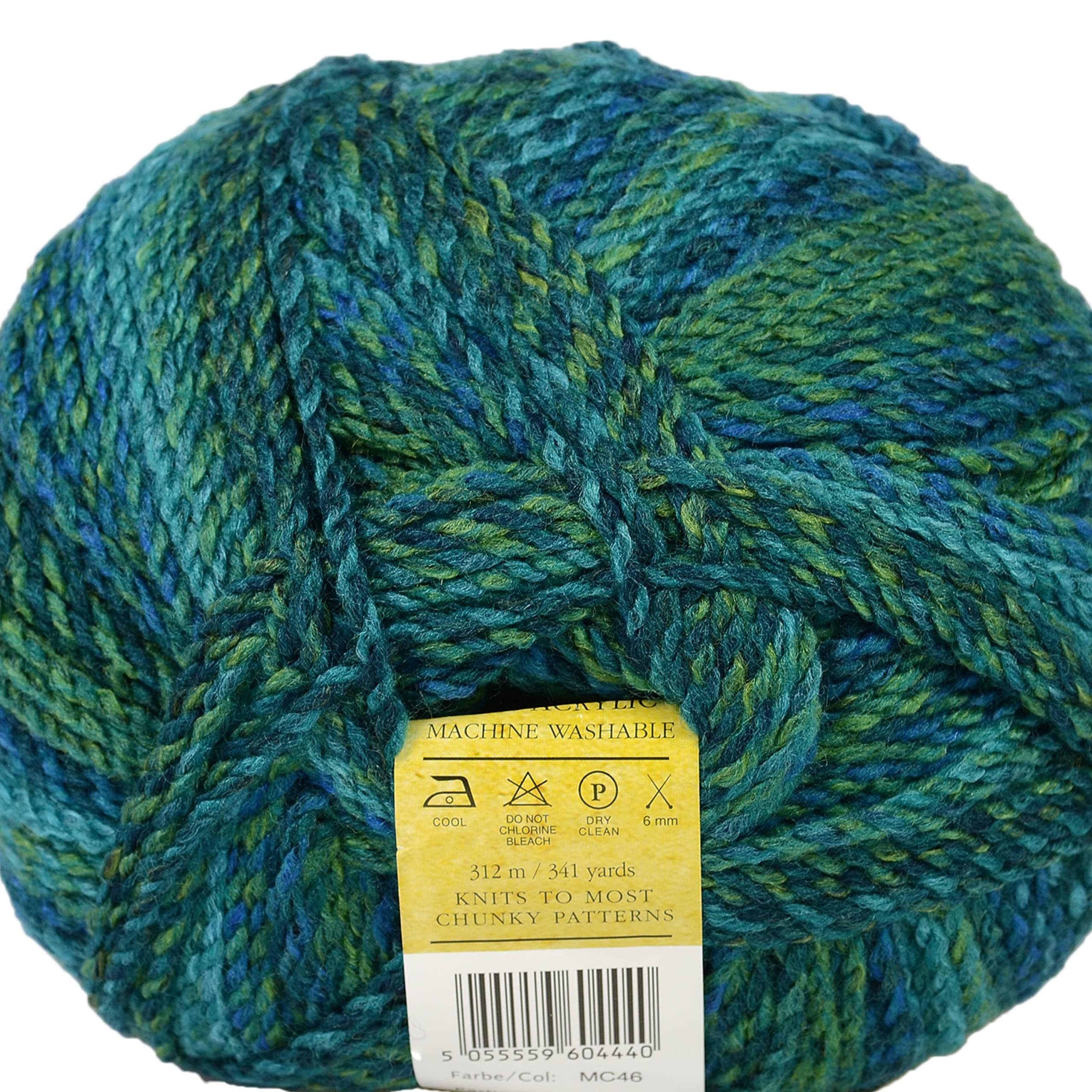 James C Brett Yarn, Acrylic, Multicolor, 200g