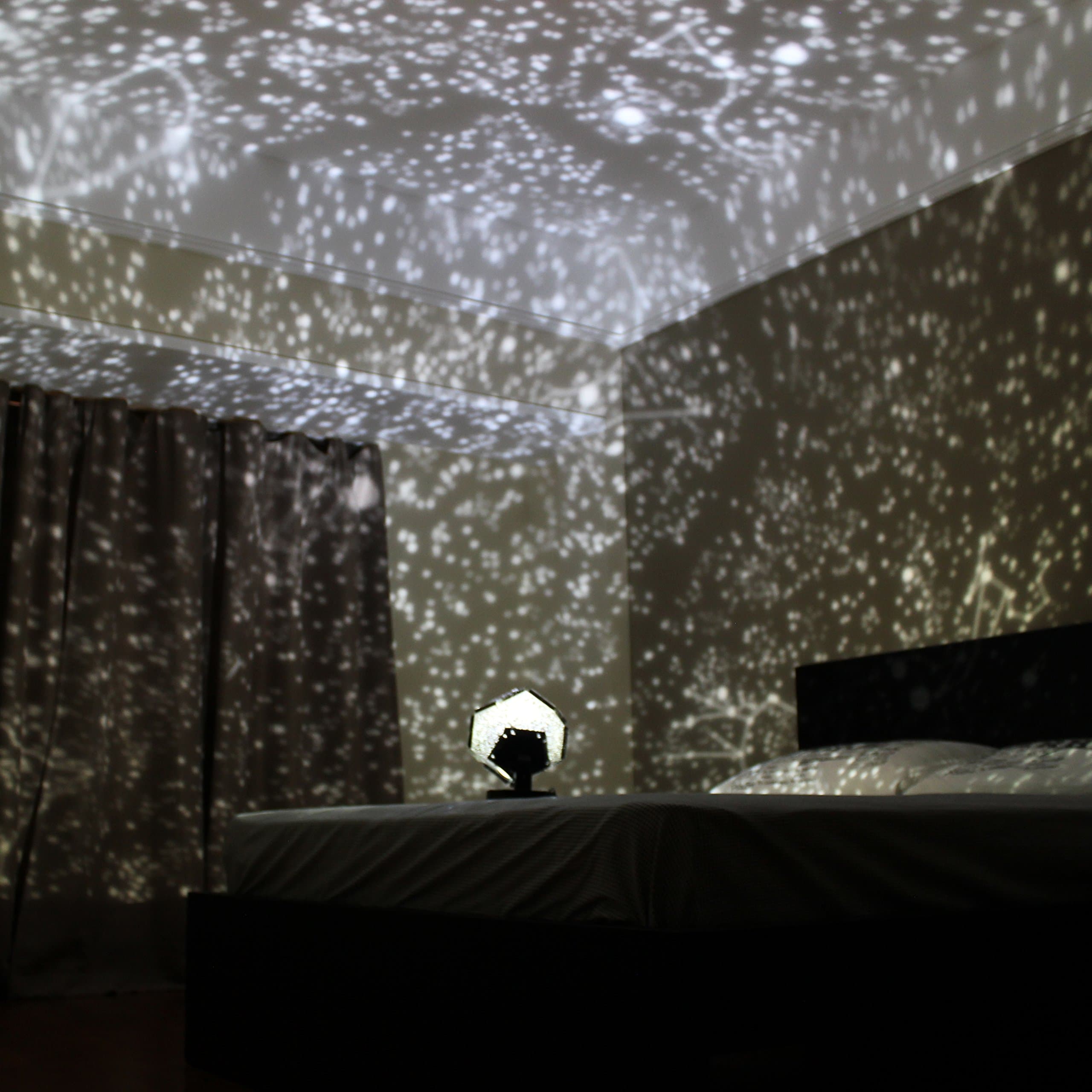 INFMETRY DIY Starfield Simulation Projector-LED Night Light-Romantic Gift (White)