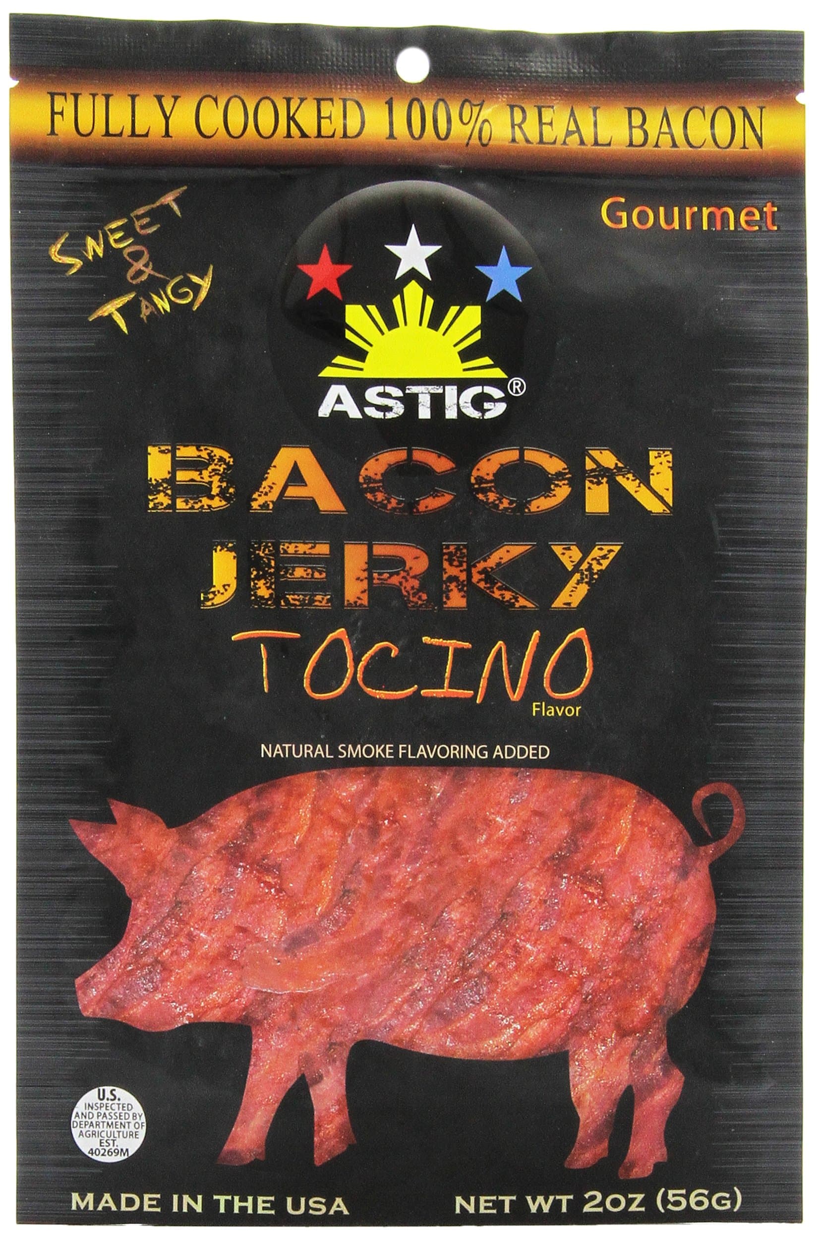 Astig Premium Jerky Tocino Bacon Jerky, 2 Ounce