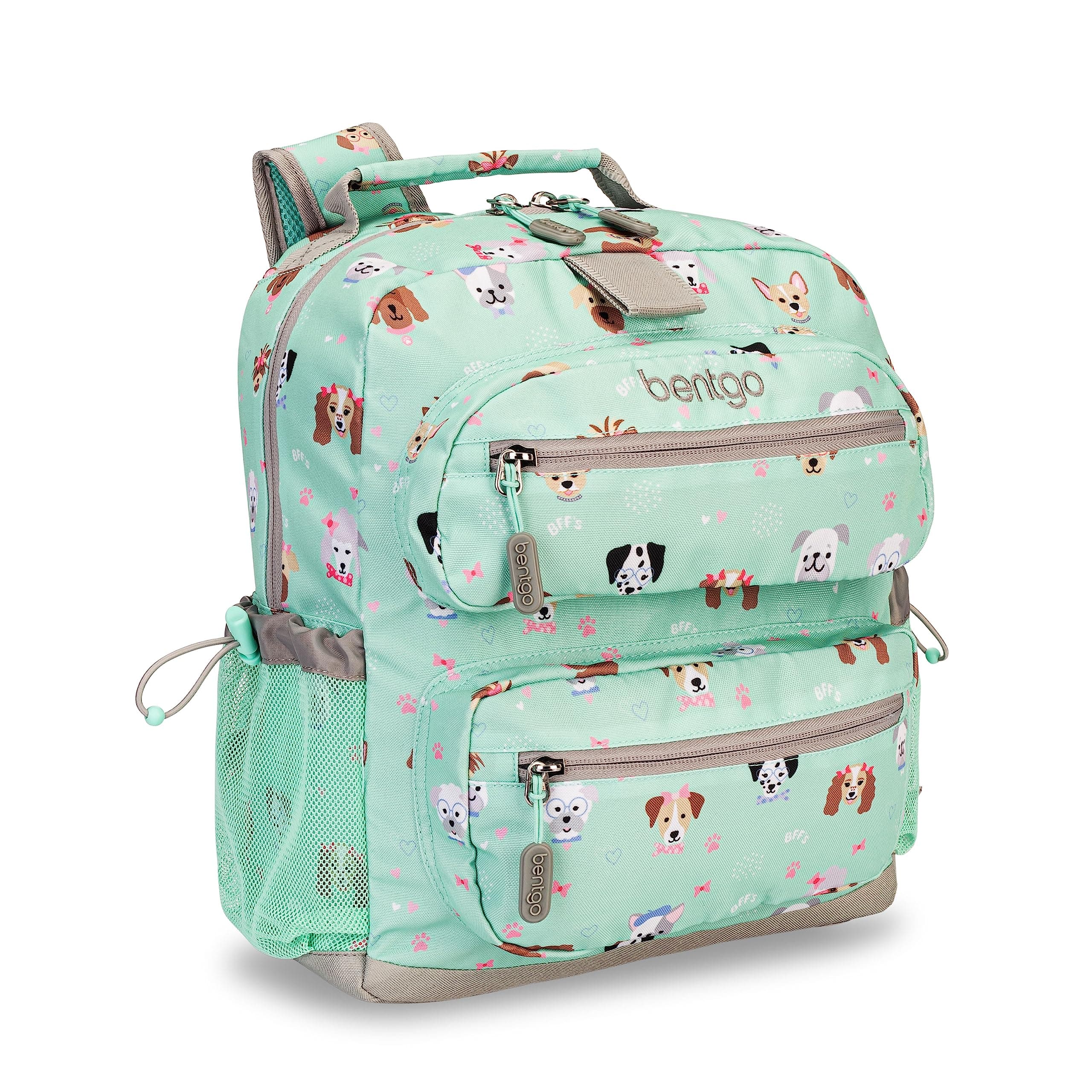 Kids Backpack - Lightweight 14” Backpack in Fun Prints for School, Travel, & Daycare, Ideal for Ages 4+, Roomy Interior, Durable & Water-Resistant Fabric, & Loop for Lunch Bag (Puppy Love)