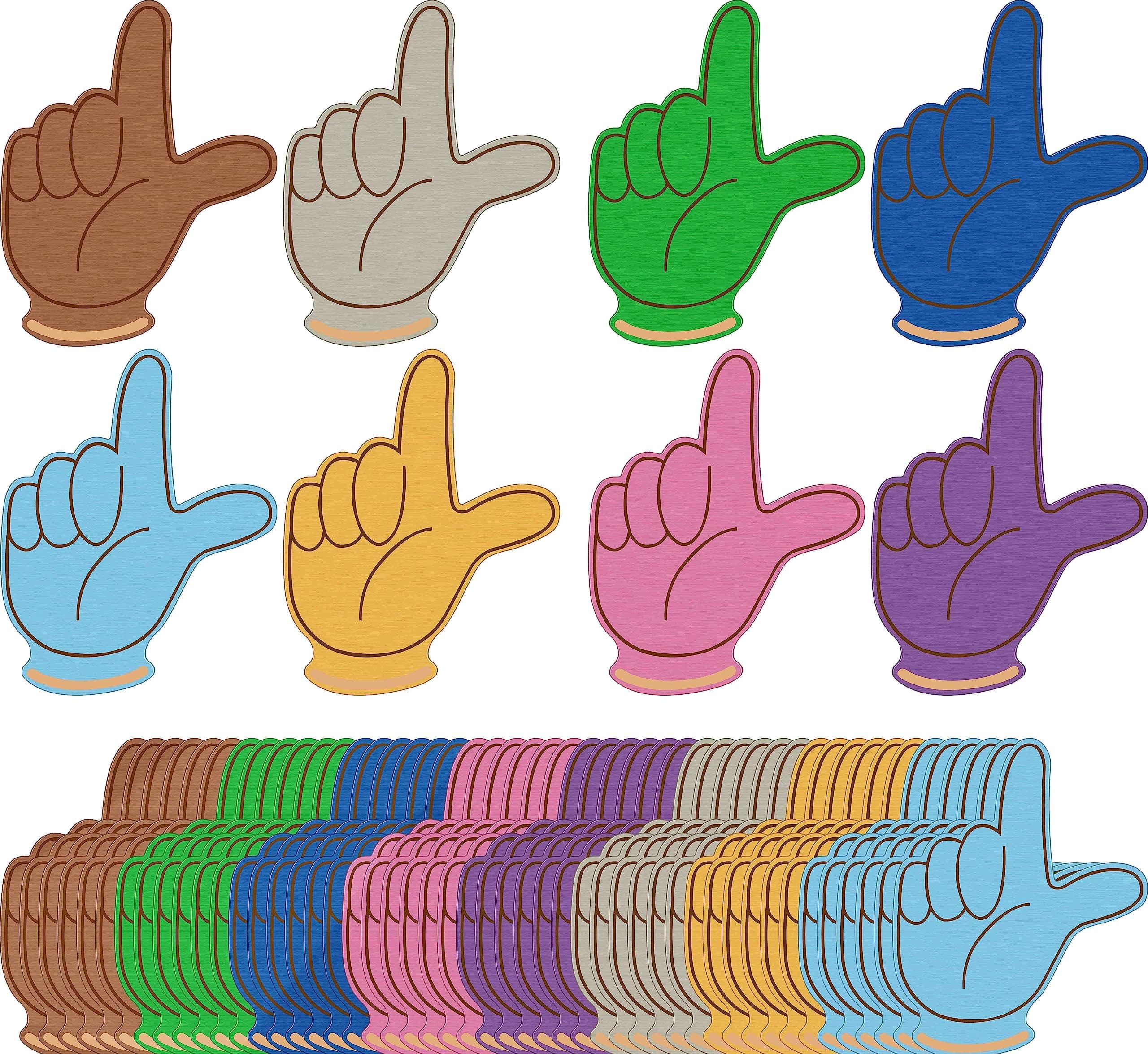 Xuhal 40 Pcs Pointing Hands, Teaching Magnetic Accents Finger Pointer Finger Magnets for Whiteboard Bulletin Board Magnets for School Teacher Office Classroom Home Supplies