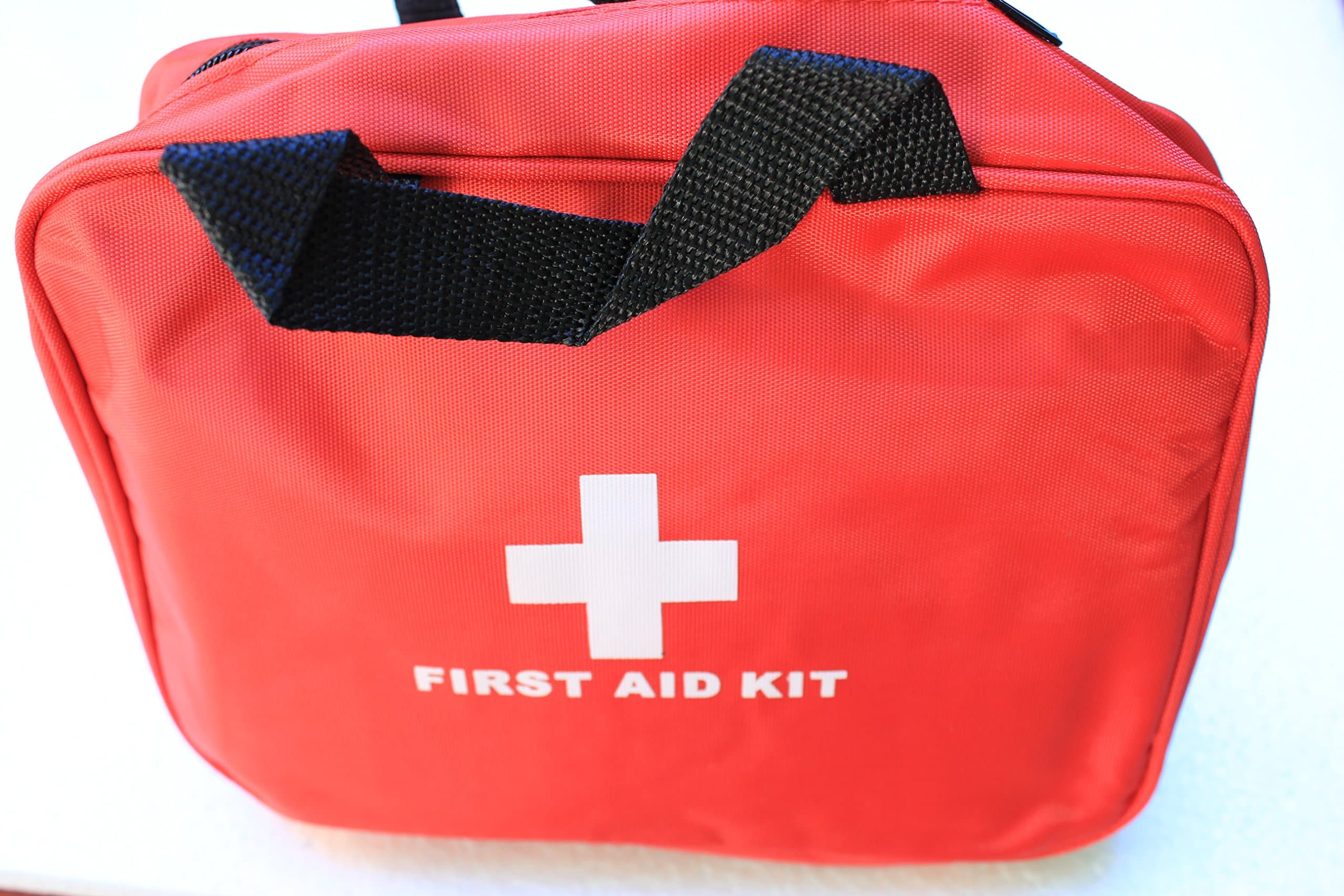 Best First Aid Kit - LIMITED RUN EDITION - No Logo printed on this bag so you benefit with this huge sale!