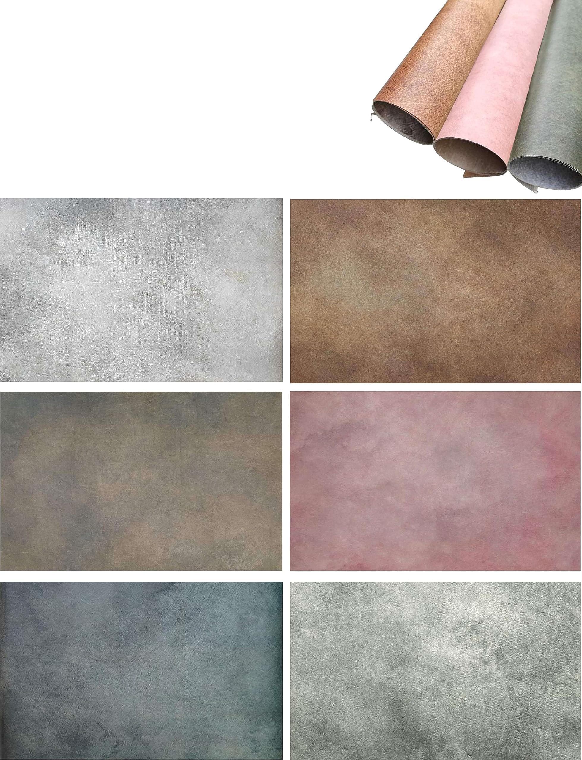 Premium Flat Lay Tabletop Photography Backdrop Background, Double Sided Waterproof Paper for Food, Small Product Professional Photo Shoot (56x90cm, Pack of 3) 6 Designs (Grunge)