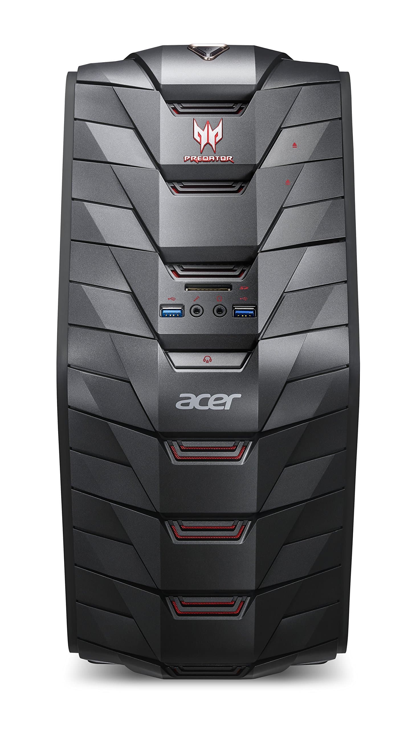 Acer Predator G3 (G3-710) Gaming Desktop PC Black black 16 GB RAM + 128 GB SSD + 1.000 GB HDD