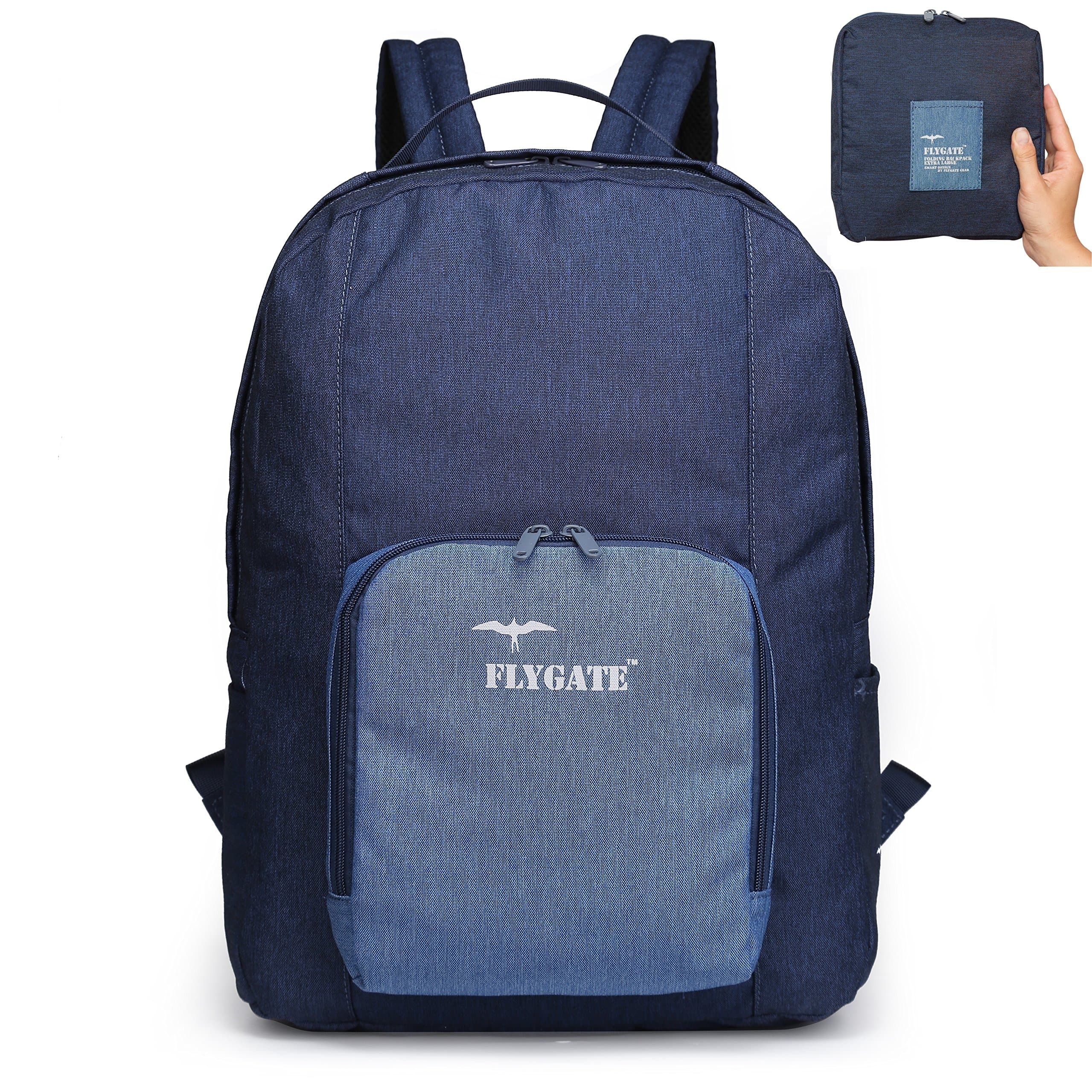 35L Blue Jeans Ultra Lightweight Large Size Packable Foldable Waterproof Travel Backpack - a must have for any seasoned traveler